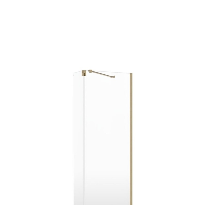 Cutout image of Crosswater Brushed Brass Angled Glass-to-Wall Bracing Bar